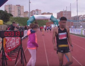 cronometro deportivo led doble cara tripode carreras arco meta atletismo exterior temporizador ciclismo competicion popular