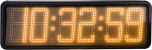 cronómetro electrónico deportivo led digital carreras amarillo atletismo exterior competición ciclismo temporizador