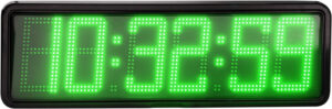 cronómetro electrónico deportivo led digital carreras verde atletismo exterior triatlón ciclismo competición