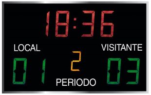 marcadores digitales led futbol rugby exterior goles estanco videomarcador digital deportivo inalambrico reloj display
