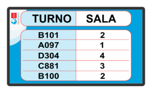 gestión de turnos control colas espera software publicidad sistema salud clínicas expendedor ticket táctil televisión tv digital signage 2