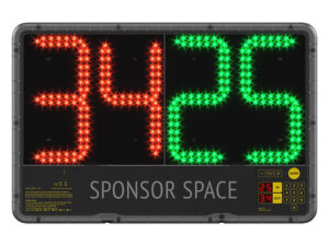 marcador cambio jugador futbol led exterior tablero display sustitución cuarto arbitro estanco alta visibilidad