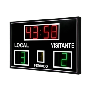 marcador electrónico futbol rugby led exterior goles estanco videomarcador deportivo inalámbrico cronometro tablero