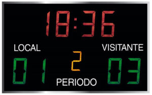 marcadores digitales led fútbol rugby exterior goles estanco videomarcador digital deportivo inalámbrico reloj display