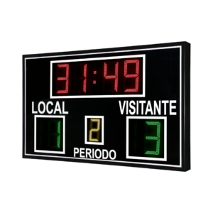 marcadores electrónicos led fútbol rugby exterior goles estanco videomarcador digital deportivo inalámbrico reloj- display