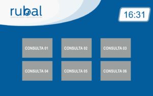 quiosco gestión turnos clínica centro salud impresora gestión de colas de espera ticket táctil sistema pantalla turno sobremesa
