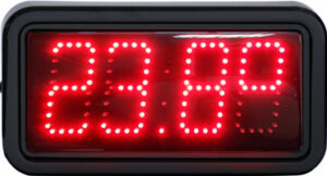 reloj temperatura led digital hora exacta termómetro sincronización exterior estanco fecha display calendario GPS