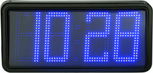 reloj temperatura led digital hora exacta termómetro sirena alarma exterior estanco luminosidad display calendario GPS