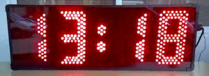 reloj temperatura led electrónico termómetro GPS piscina exterior intemperie luminosidad display calendario digital