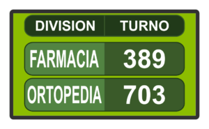 sistema gestión de colas farmacia gestor turnos espera software publicidad farmacia parafarmacia ortopedia ticket táctil digital signage 2