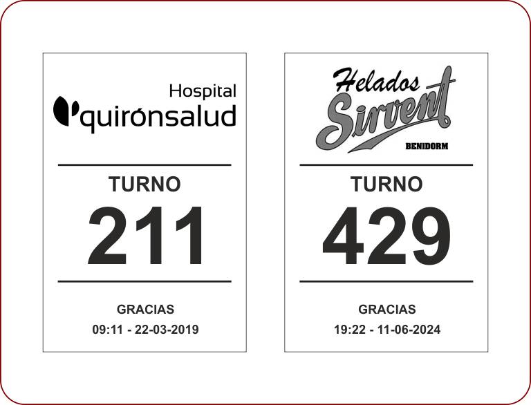 ticket expendedor gestión de colas impresora quiosco gestión turnos de espera táctil sistema pantalla turno sobremesa